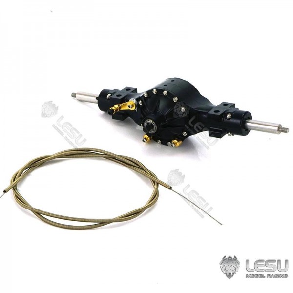 Lesu 8x8 Wheel Reduction Differential Axle For 1/14 Tamiya Rc Truck