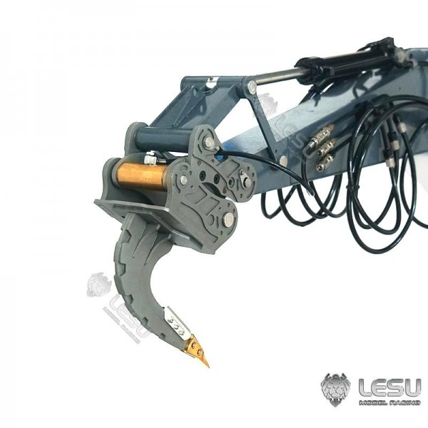 LESU Forche Estese In Metallo Nero Per Carrello Elevatore Idraulico RC 1:14 (modello Aoue-LD160S)